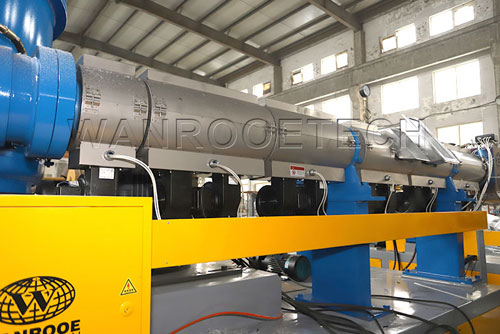 Plastic Film Bag Compactor Granulator Agglomerator Pelletizing Machine First Stage Screw Extruder