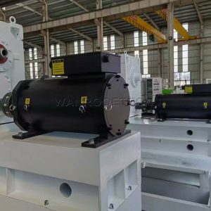 How to reduce the plastic pelletizing machine power consumption 15-20% by using water cooled servo motors